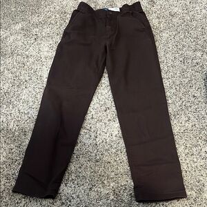 Old Navy Brown Chinos Straight Leg Sturdy Fabric
